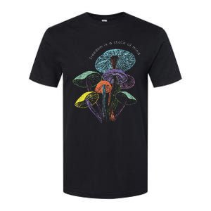 Colourful Mushrooms Of Imagination Softstyle CVC T-Shirt