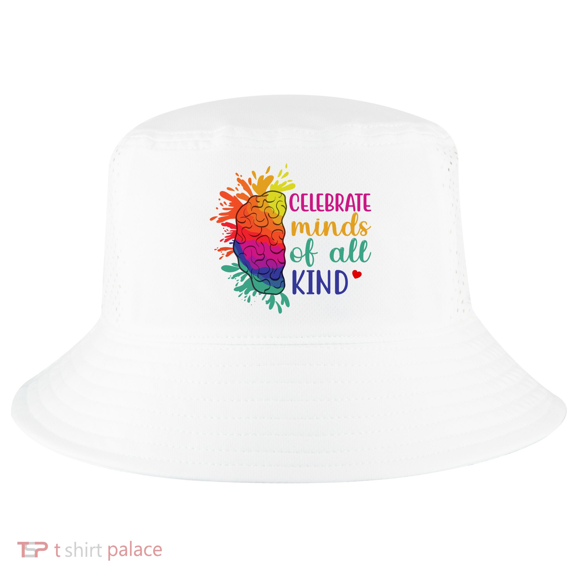 Celebrate Minds Of All Kind Neurodiversity Brain Cool Comfort Performance Bucket Hat