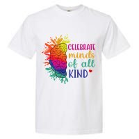 Celebrate Minds Of All Kind Neurodiversity Brain Garment-Dyed Heavyweight T-Shirt