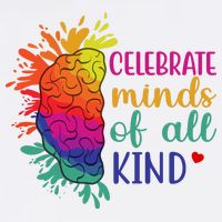 Celebrate Minds Of All Kind Neurodiversity Brain Garment-Dyed Heavyweight T-Shirt