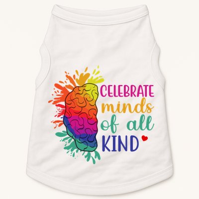 Celebrate Minds Of All Kind Neurodiversity Brain Doggie Tank