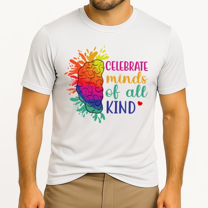 Celebrate Minds Of All Kind Neurodiversity Brain Performance Shirt