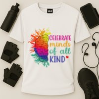 Celebrate Minds Of All Kind Neurodiversity Brain Performance Shirt