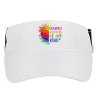 Celebrate Minds Of All Kind Neurodiversity Brain Adult Drive Performance Visor