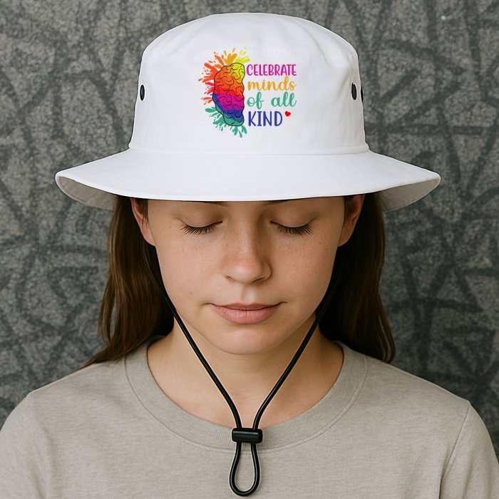Celebrate Minds Of All Kind Neurodiversity Brain Bucket Hat
