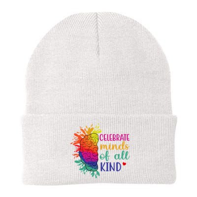 Celebrate Minds Of All Kind Neurodiversity Brain Beanie