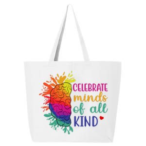 Celebrate Minds Of All Kind Neurodiversity Brain 25L Jumbo Tote