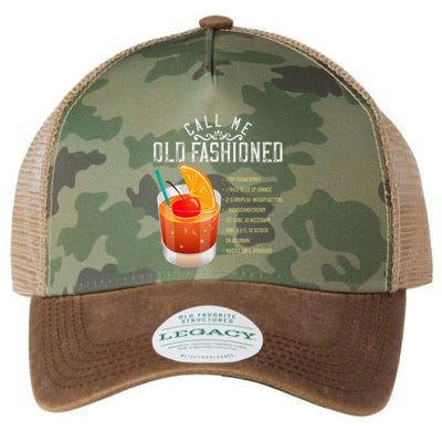 Call Me Old Fashioned Whiskey Cocktail Drinking Legacy Tie Dye Trucker Hat