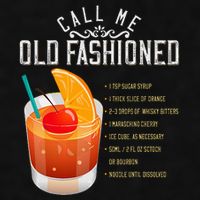 Call Me Old Fashioned Whiskey Cocktail Drinking Ladies PosiCharge Tri-Blend Wicking Tank
