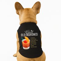 Call Me Old Fashioned Whiskey Cocktail Drinking Doggie Tank