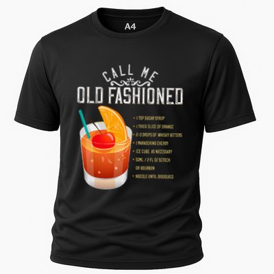 Call Me Old Fashioned Whiskey Cocktail Drinking Performance Shirt