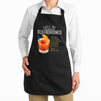 Call Me Old Fashioned Whiskey Cocktail Drinking Apron