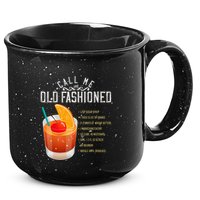 Call Me Old Fashioned Whiskey Cocktail Drinking 15oz Campfire Ceramic Mug