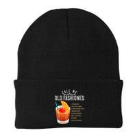 Call Me Old Fashioned Whiskey Cocktail Drinking Beanie