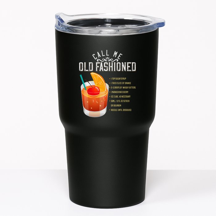 Call Me Old Fashioned Whiskey Cocktail Drinking Tumbler