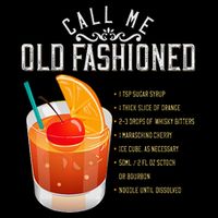 Call Me Old Fashioned Whiskey Cocktail Drinking Mousepad