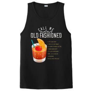 Call Me Old Fashioned Whiskey Cocktail Drinking PosiCharge Competitor Tank