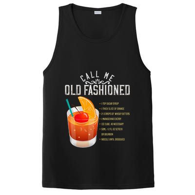 Call Me Old Fashioned Whiskey Cocktail Drinking PosiCharge Competitor Tank