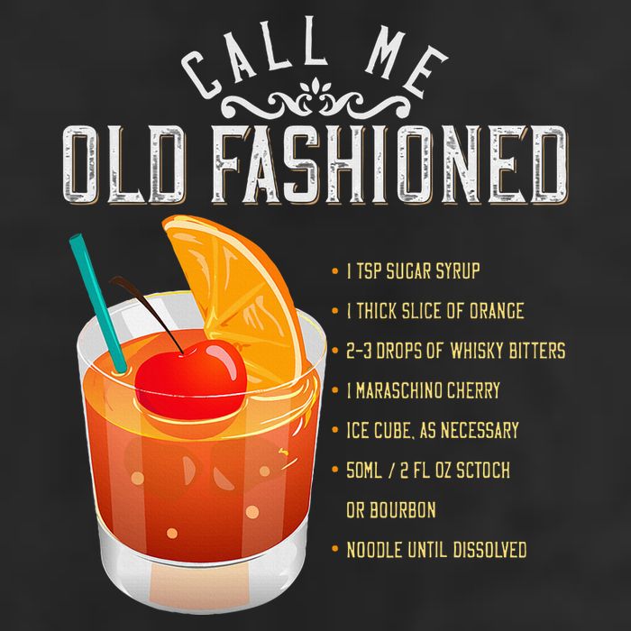 Call Me Old Fashioned Whiskey Cocktail Drinking Trucker Hat