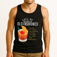 Call Me Old Fashioned Whiskey Cocktail Drinking Tank Top