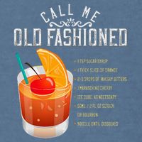 Call Me Old Fashioned Whiskey Cocktail Drinking Garment-Dyed Sweatshirt