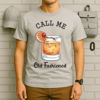 Call Me Old Fashioned Whiskey Wisconsin Funny Vintage T-Shirt