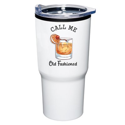 Call Me Old Fashioned Whiskey Wisconsin Funny Vintage Tumbler