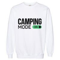 Camping Mode On Tent Garment-Dyed Sweatshirt