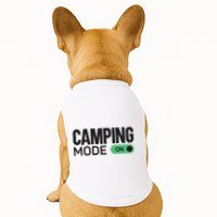 Camping Mode On Tent Doggie Tank