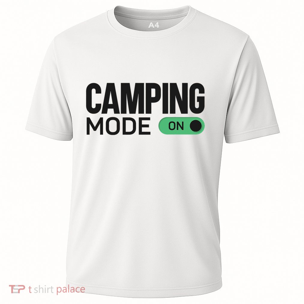 Camping Mode On Tent Performance Shirt