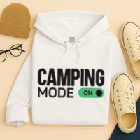 Camping Mode On Tent Hoodie