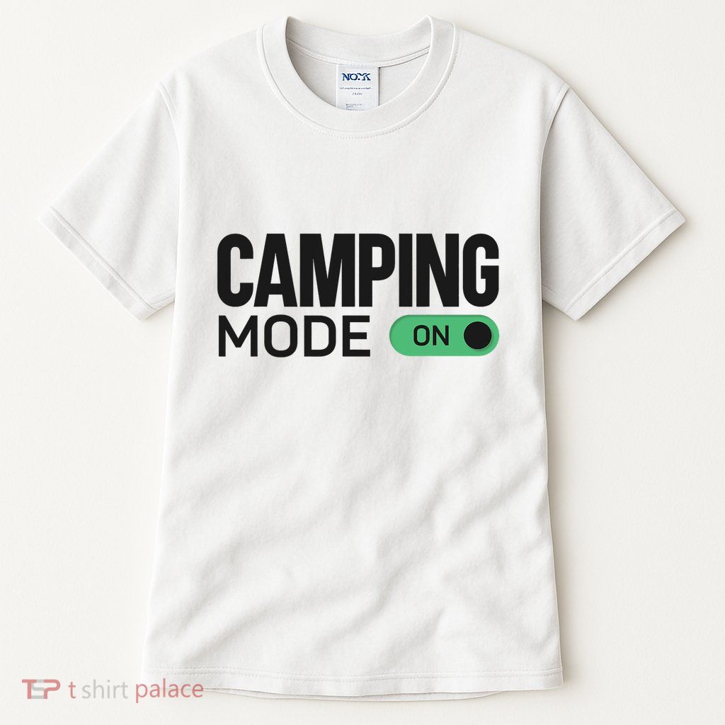 Camping Mode On Tent Tall T-Shirt