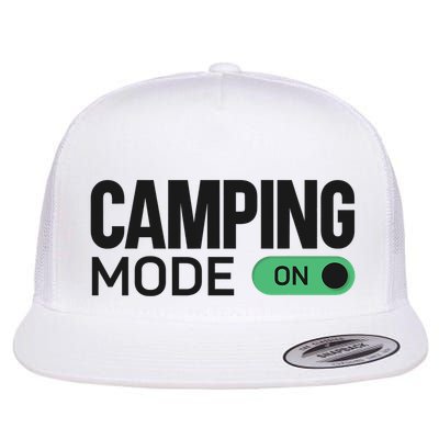 Camping Mode On Tent Flatbill Hat