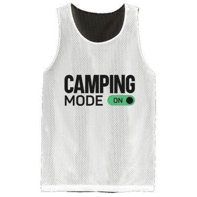 Camping Mode On Tent Mesh Reversible Basketball Jersey Tank