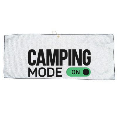 Camping Mode On Tent Large Microfiber Waffle Golf Towel