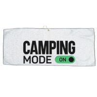 Camping Mode On Tent Large Microfiber Waffle Golf Towel