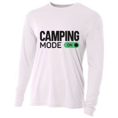 Camping Mode On Tent Cooling Performance Long Sleeve Crew