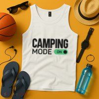 Camping Mode On Tent Tank Top