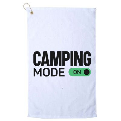 Camping Mode On Tent Golf Towel