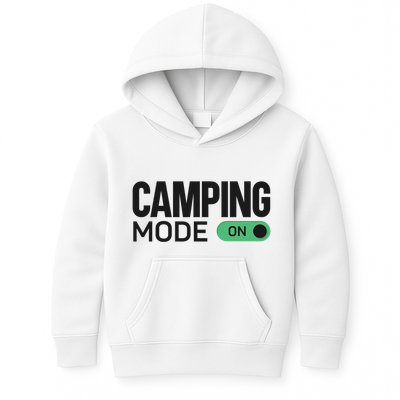 Camping Mode On Tent Kids Hoodie