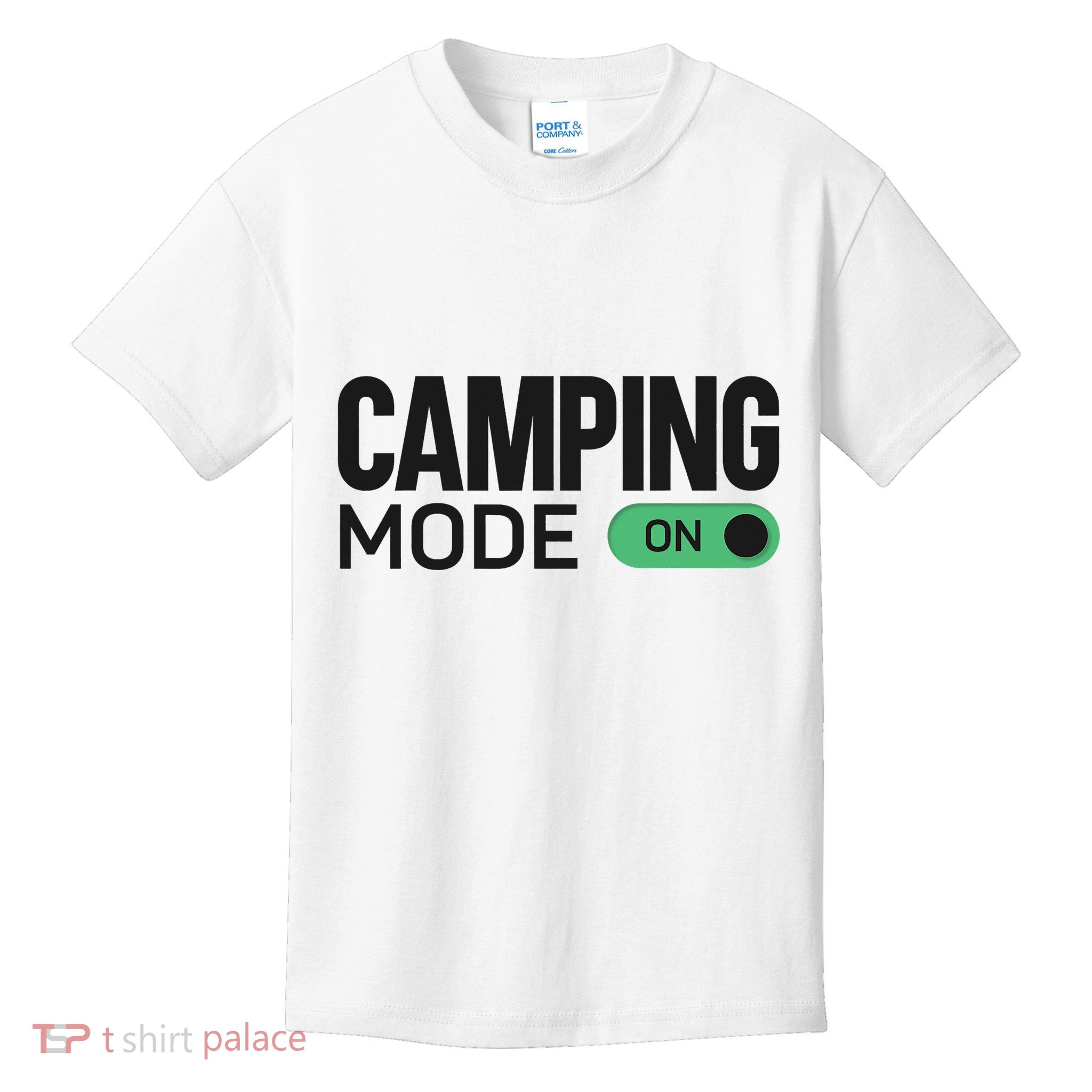 Camping Mode On Tent Kids T-Shirt