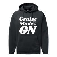 Cruise Mode On Cruising Performance Fleece Hoodie