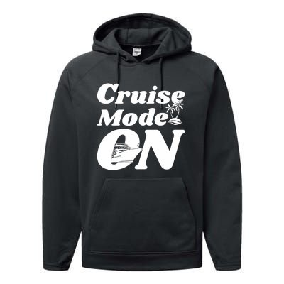 Cruise Mode On Cruising Performance Fleece Hoodie