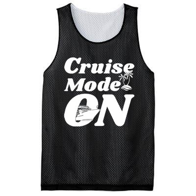 Cruise Mode On Cruising Mesh Reversible Basketball Jersey Tank