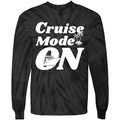 Cruise Mode On Cruising Tie-Dye Long Sleeve Shirt