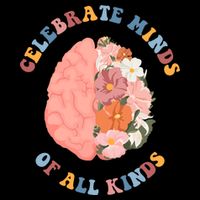 Celebrate Minds Of All Kinds Floral Brain Full Zip Hoodie