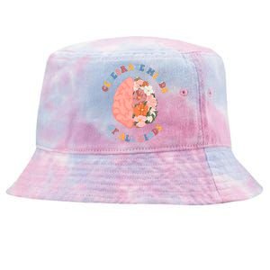 Celebrate Minds Of All Kinds Floral Brain Tie-Dyed Bucket Hat