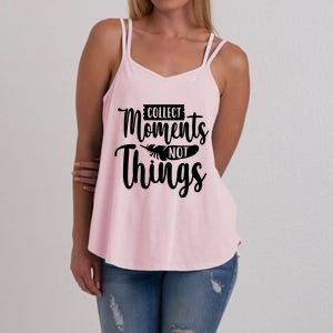 Collect Moments Outdoor Camping Trip Family Women's Strappy Tank