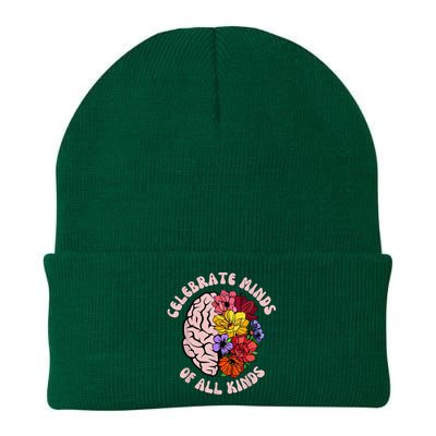 Celebrate Minds Of All Kinds Neurodiversity Autism Awareness Knit Cap Winter Beanie