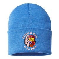 Celebrate Minds Of All Kinds Neurodiversity Autism Awareness Sustainable Knit Beanie